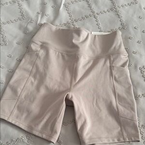 American Eagle Outfitters Light Pink Bike Shorts